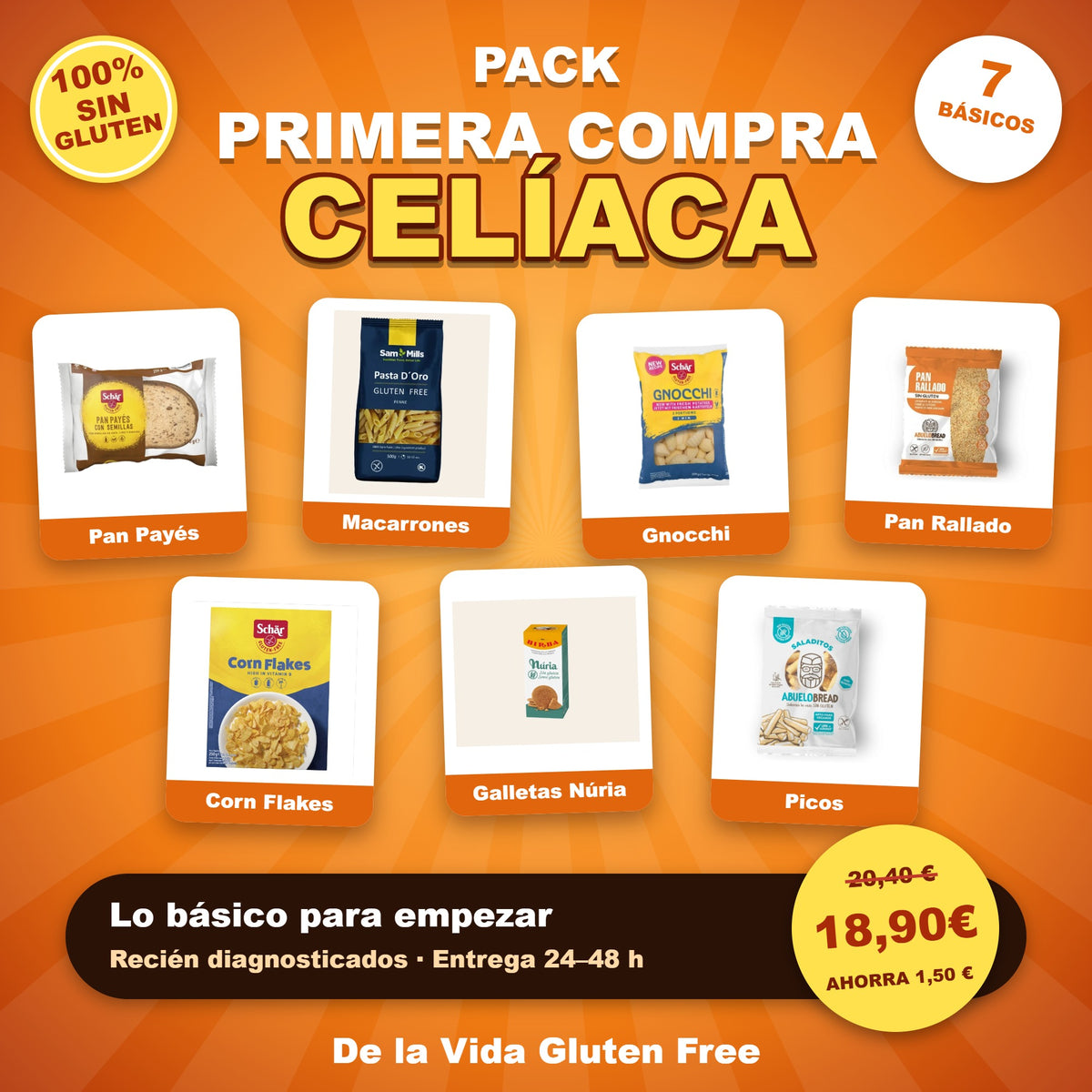 Pack Primera Compra Celíaca