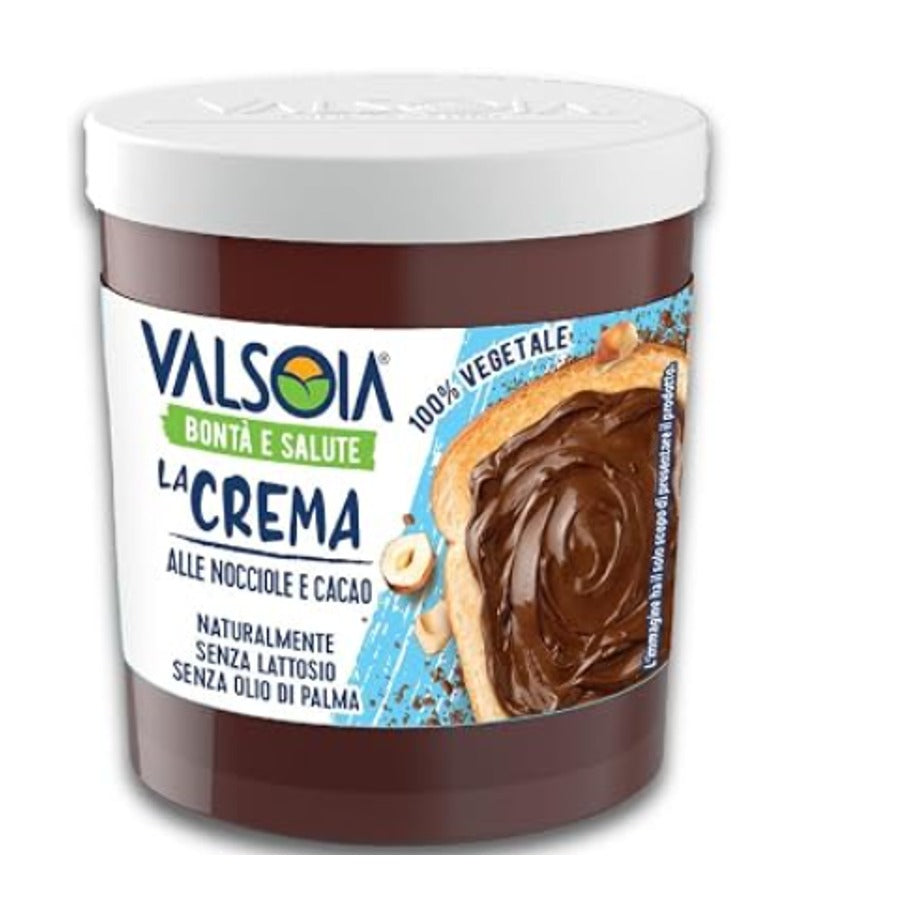 Crema Vegetal de Avellanas y Cacao 200 g Sin gluten - Valsoia